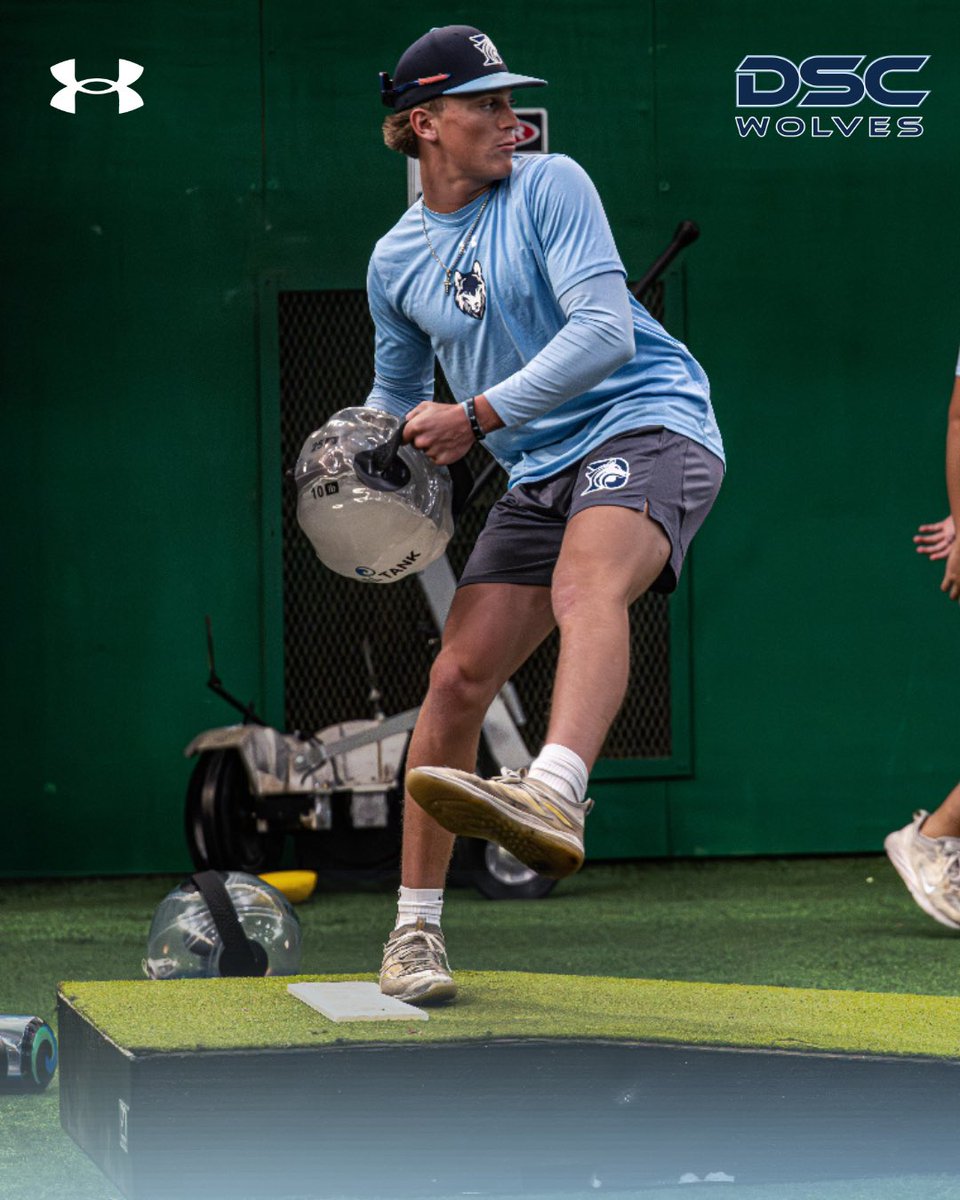 Every rep has a purpose. Every day is a chance to get better 🐺 

#DSCBaseball | #DSCWolves