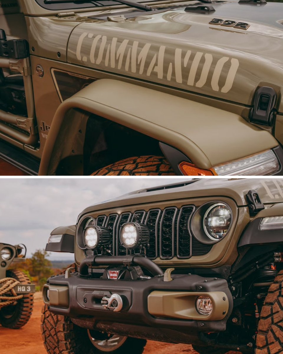 themanualguide's tweet photo. Jeep and FOX Factory Vehicles built a limited-edition Wrangler Commando—only 250 made, and you’ll need military credentials to get one.
#jeep #jeepwrangler #foxfactory https://t.co/Ca6tK5lxVa