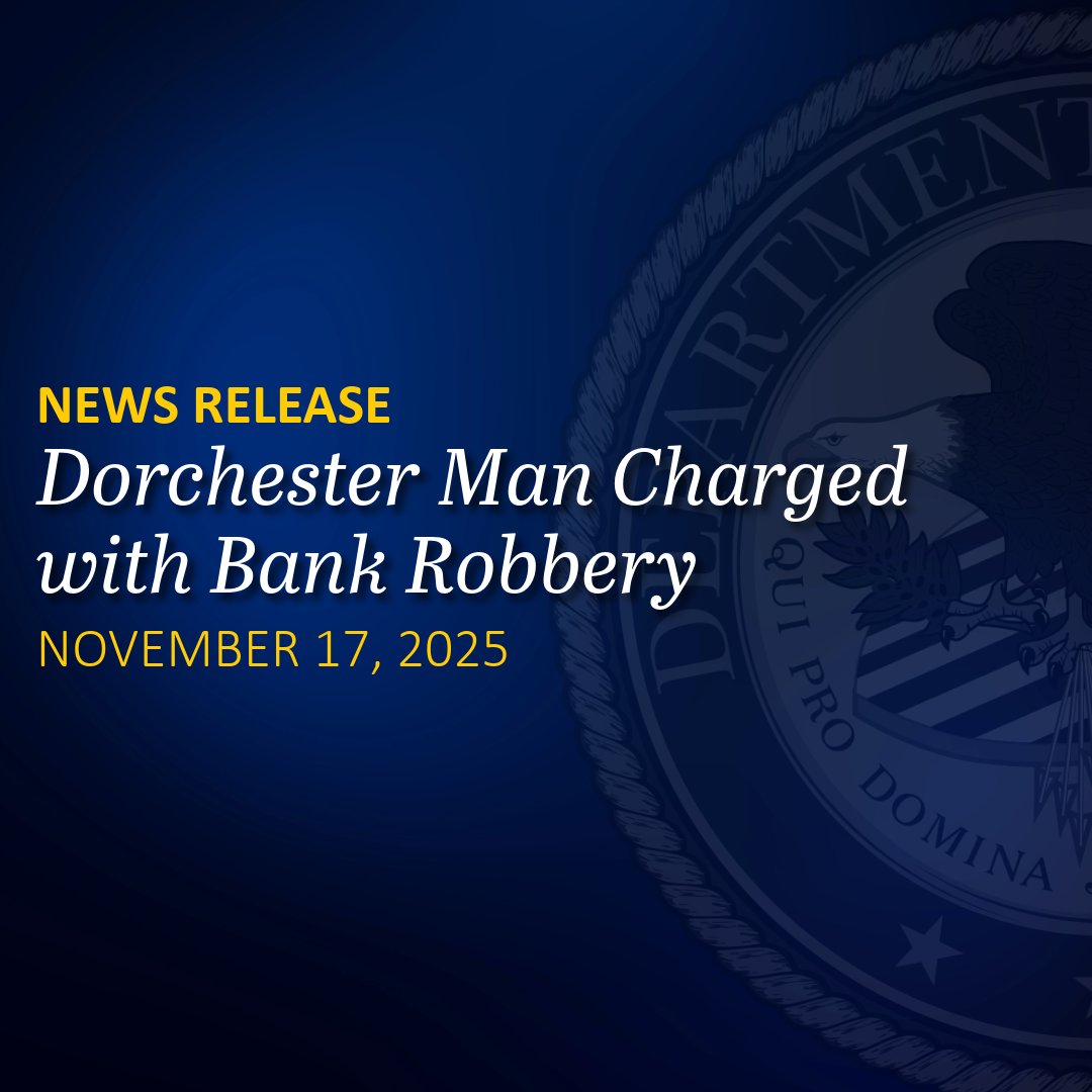 FBIBoston's tweet image. Special agents &amp;amp; officers with #FBI Boston&apos;s Violent Crimes Task Force have arrested &amp;amp; charged Joseph Wilcox, of Dorchester, MA, in connection with the 9/6/25 robbery of Santander Bank in East Boston. Wilcox has a prior federal conviction for bank robbery and state convictions…
