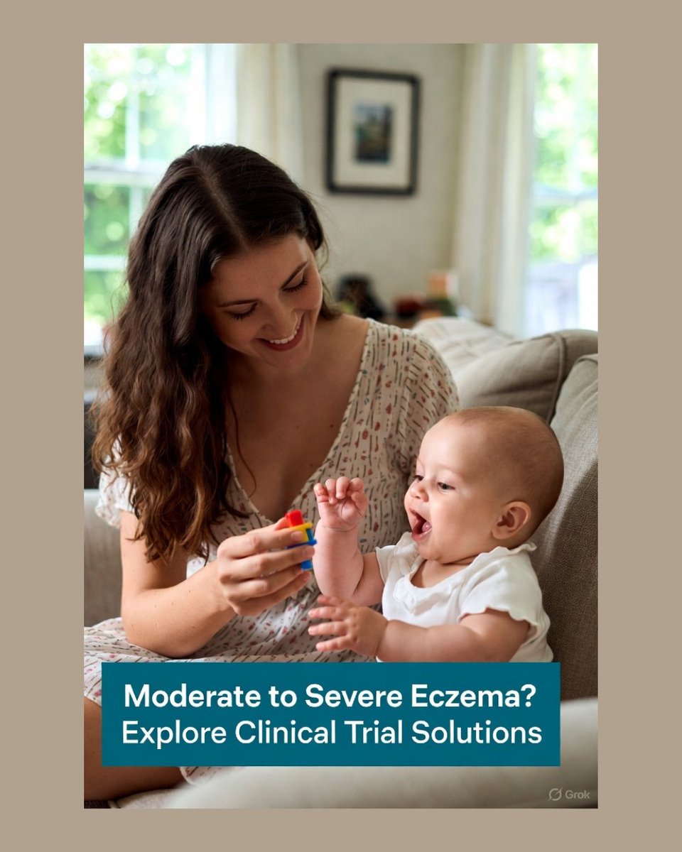 Unity_Clinical's tweet image. Enrolling for a new paid clinical trial in #OklahomaCity to study moderate to severe #Eczema. Learn how paid clinical trials offer no-cost treatment options. No insurance required.

Learn more at: unityclinical.com/join-an-eczema… 

Eligible Participants Receive: ⠀ 

✅ Study-related…