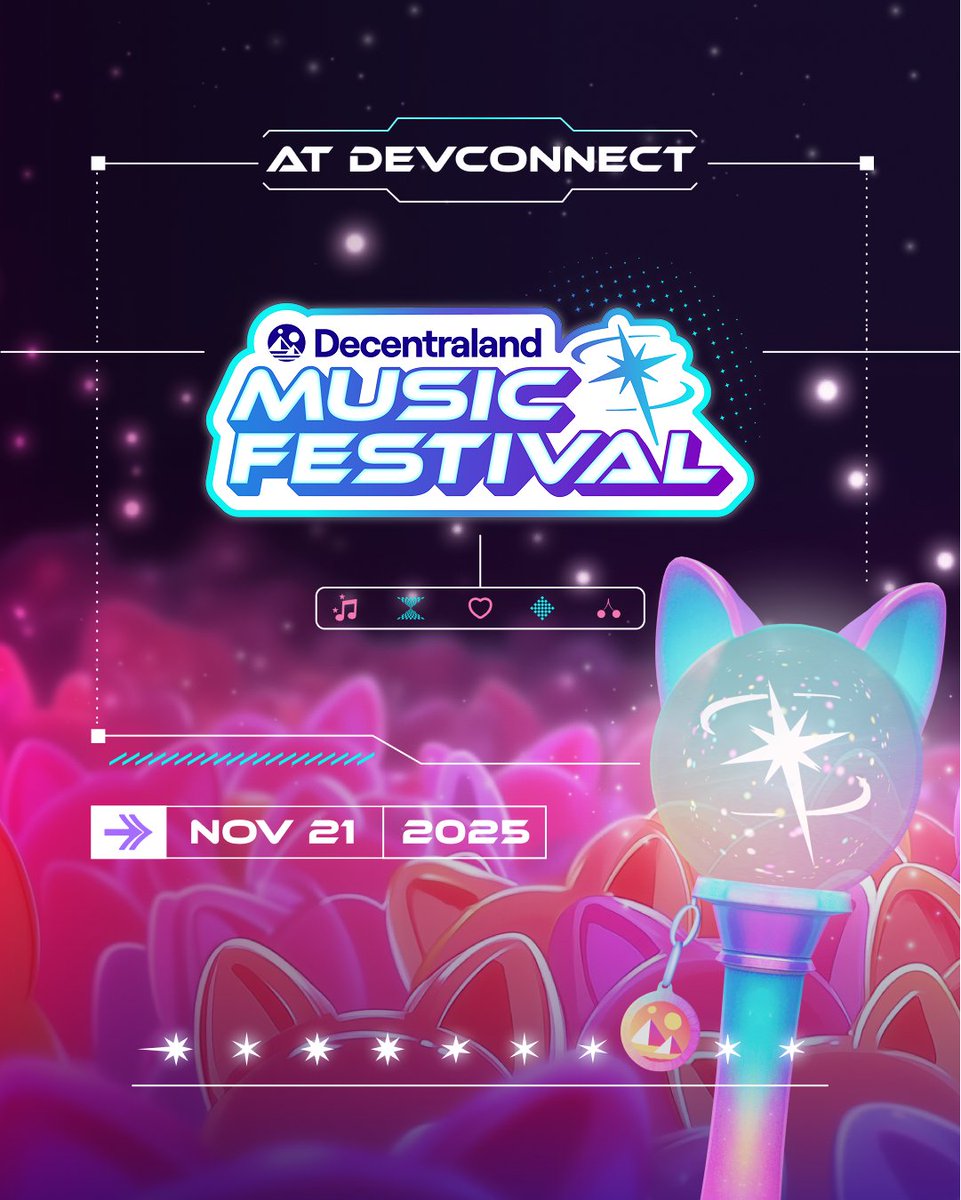 Decentraland Music Festival but make it IRL🪩

Decentraland and Regenesis Labs are teaming up at <a href="/EFDevcon/">Devconnect ARG - the first Ethereum World’s Fair</a> to bring a real-world taste of the energy, creativity, and culture that define Decentraland.

Meet the teams, connect with fellow builders, and experience the magic that