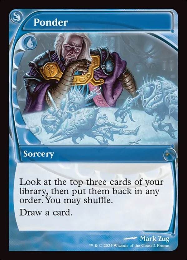 jppoitevin's tweet photo. @StrataGames Ponder definitely! Best art with urza too. https://t.co/3YyuyEVwt8