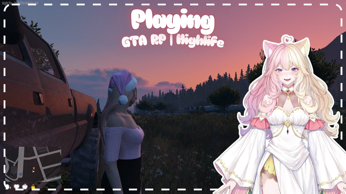 [ Now Live!~ 🐾]
♡ Streaming: gta rp! | highlife rp | vtuber!~
♡ Twitch: twitch.tv/milascorner

Playing some GTA roleplay! Chilling on highlife rp!