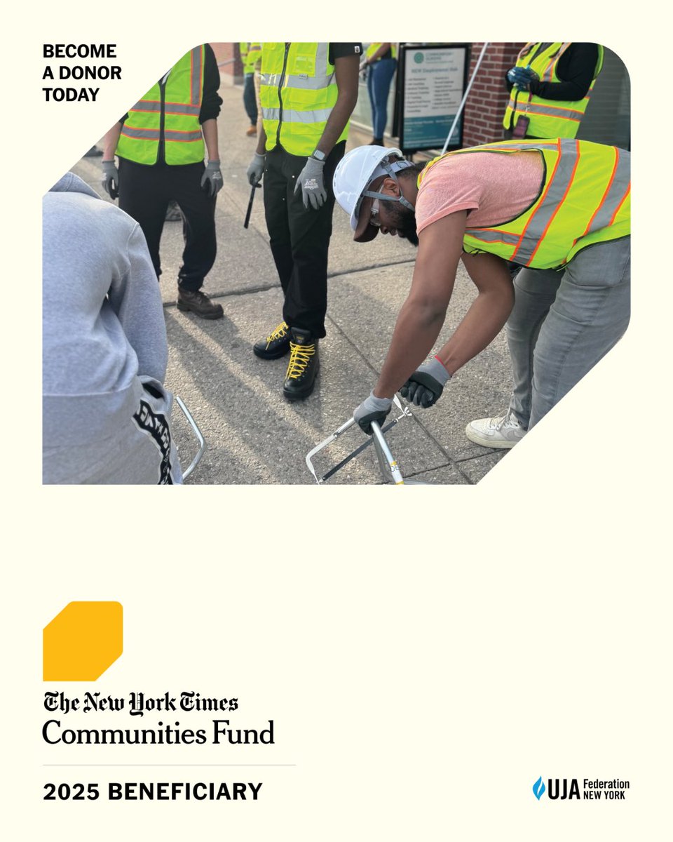 UJAfedNY's tweet image. We’re incredibly grateful to once again be included as a beneficiary of the @nytimes Communities Fund. This year, our organization is spotlighting two amazing programs - the @SelfhelpNY Virtual Senior Center and workforce development at @Commonpoint_Qns.