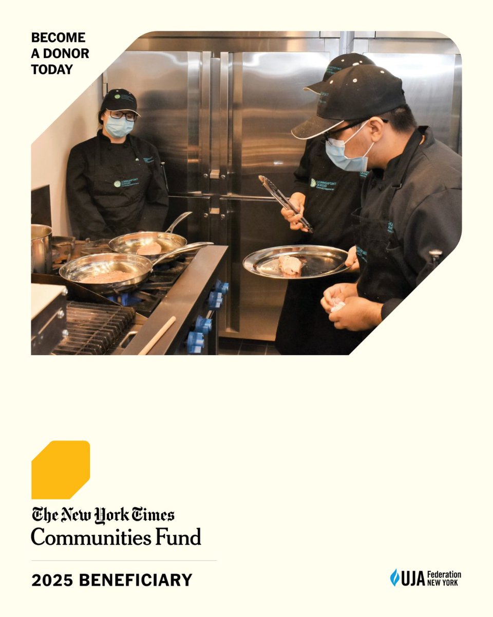 UJAfedNY's tweet image. We’re incredibly grateful to once again be included as a beneficiary of the @nytimes Communities Fund. This year, our organization is spotlighting two amazing programs - the @SelfhelpNY Virtual Senior Center and workforce development at @Commonpoint_Qns.