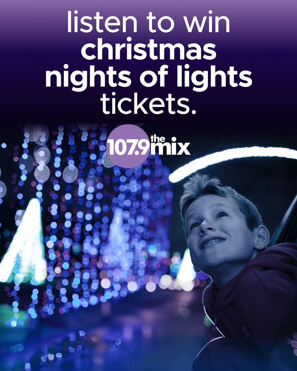 Brooks has your chance to win a carload pass to the Christmas Nights of Lights! Listen all week long at 7:20a to win!

You can get discounted tickets by using our promo code: RILEY25 for $10 off your ticket - $5 for each code redeemed will go to Riley Children's Hospital.