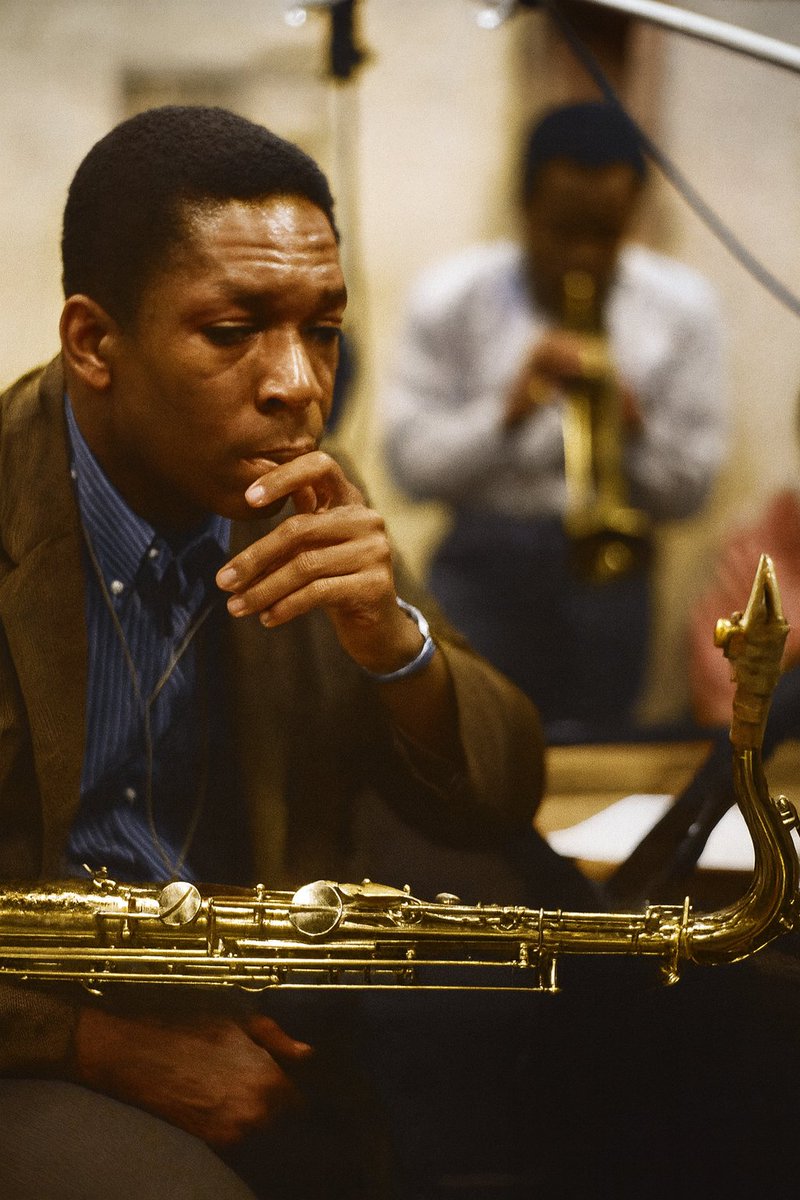 John Coltrane &amp; Miles Davis, NYC, 1959

📸 Don Hunstein