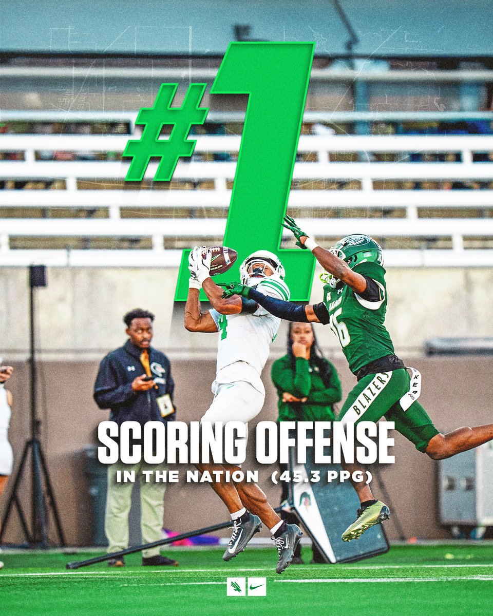 Total changed, rank STILL locked in. DATCU is gonna be rocking next Friday vs. Temple 😤💥

🎟️ northtex.as/11-28vsTemple

#GMG🦅| #PackTheDat