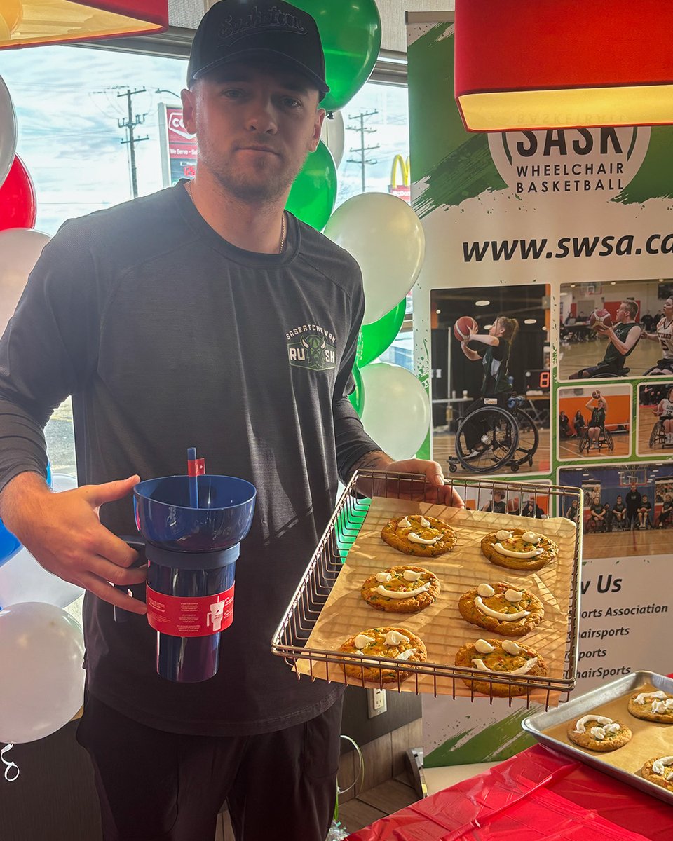 SaskRushLAX's tweet image. Every #SmileCookie counts when it comes to supporting local charities and community groups. Grab yours today at Tims!