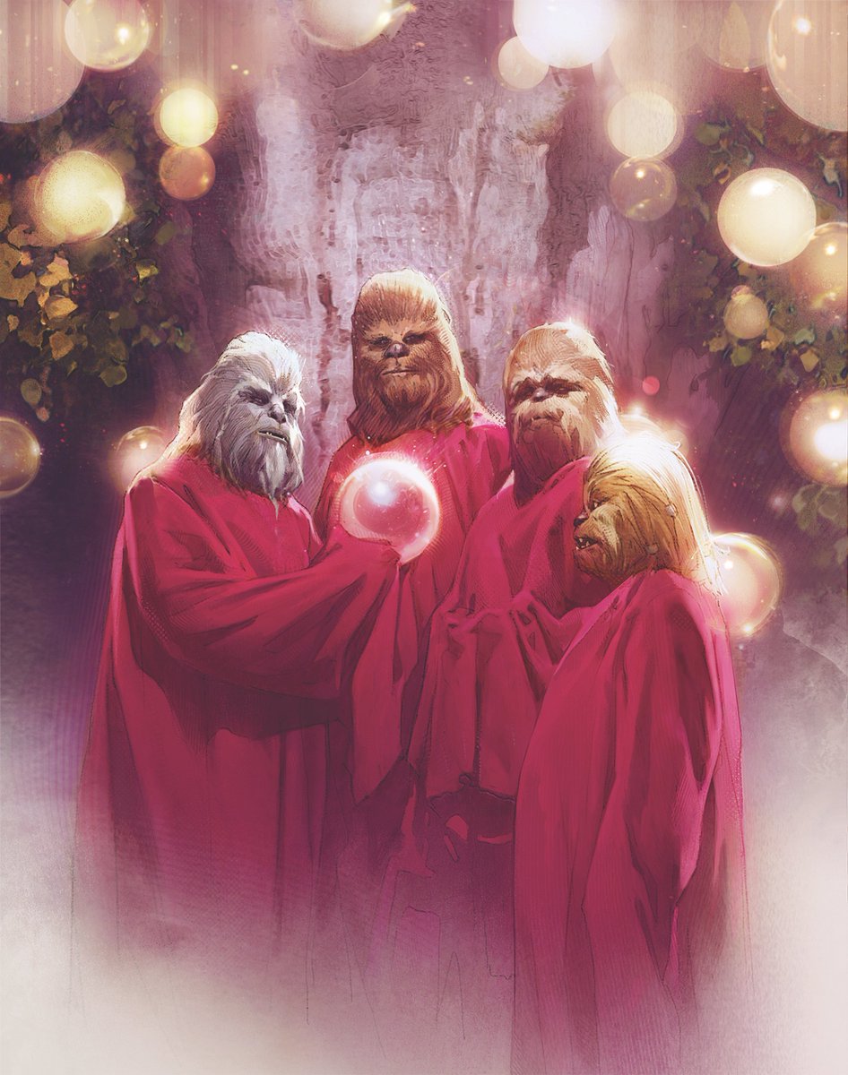 Happy Life Day. Celebrate the values and tenets of Wookiee culture: family, joy, and harmony.