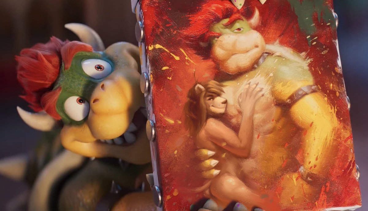 This is how the whole furry fandom is acting with the new Mario movie trailer 🦁