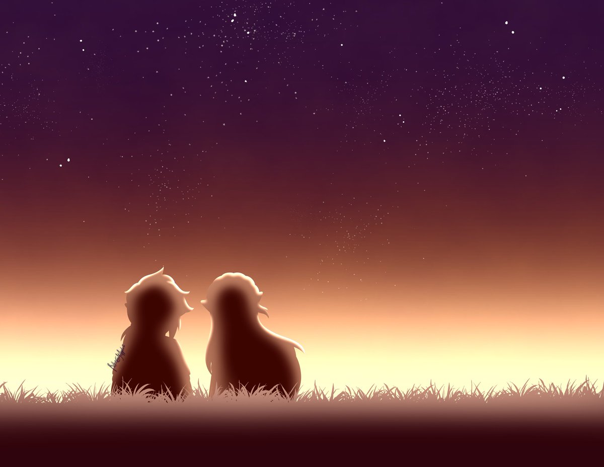 Nice to see the current trend of Link and Zelda being travel companions 💚💙
#legendofzelda #zelda