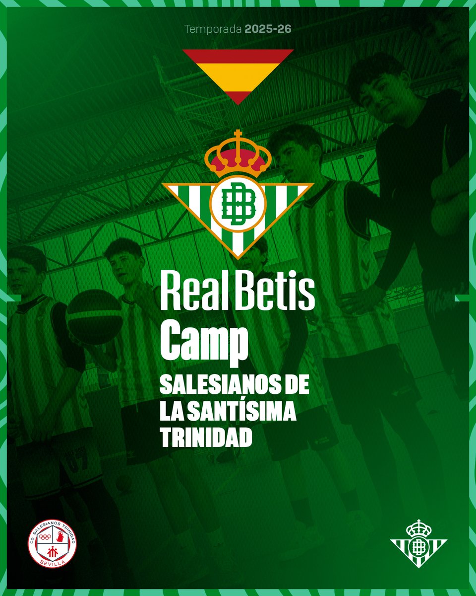 🏀🆕🙌 ¡Presentamos nuestro Real Betis Academy High Performance Camp!

📅 22, 23, 26, 29, 30 de diciembre y 2 de enero 
📍 Colegio Salesianos de la Santísima Trinidad (Sevilla)
🔝 Programa profesional de entrenamientos especializados <a href="/RBetisFundacion/">Fundación Real Betis</a> 

👉  escuela.realbetisbalompie.es/products/real-…