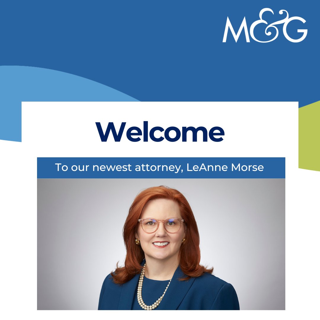 Please welcome LeAnne Burnett Morse as our newest attorney. Her practice will include probate litigation and family law. Read more: mortongettys.com/morton-gettys-…