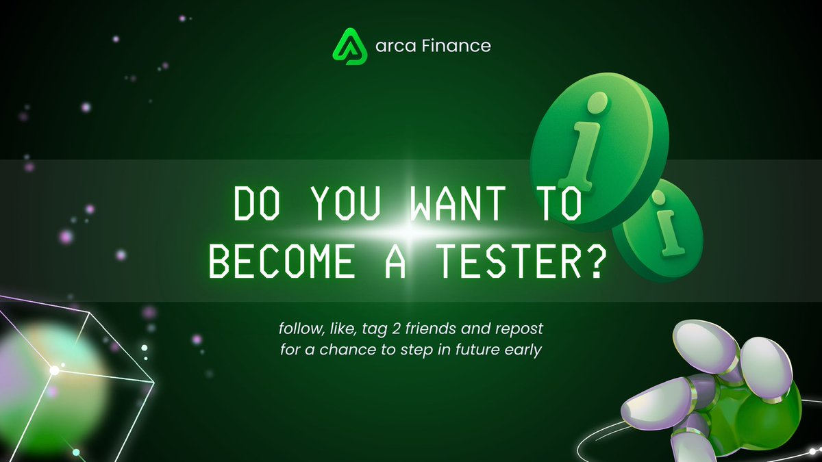 arcaFinance's tweet image. Hey you!

Would you like to have early access to the future of DeFi, purely on Sonic?

If yes, then:

- follow @arcaFinance
- like, repost and tag 2 friends who need to see this open invitation

You have 48 hours to be considered.

@SonicLabs, we are coming.