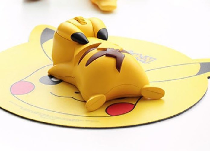 this pikachu mouse is so cute
