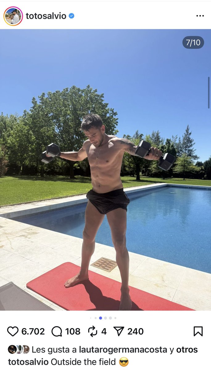 El se preparó para su tarde de gloria con la granate 

Vos anótalo después no digas que no te avisamos 

TOTO HIGH CLASS 💪🇱🇻