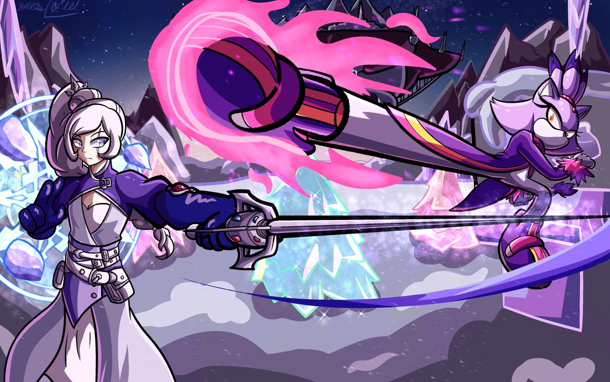 Weiss Schnee vs Blaze the Cat