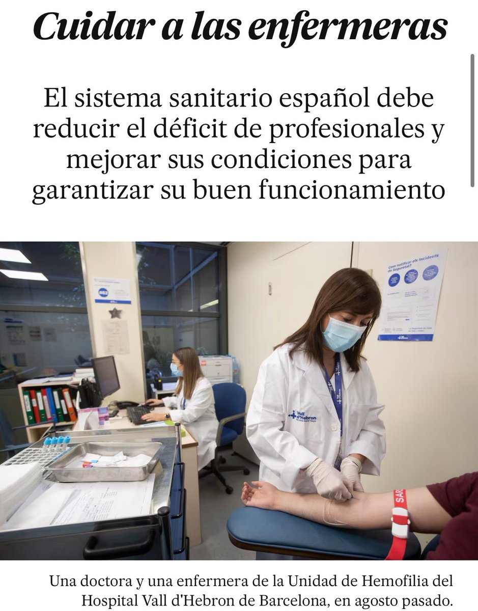 Las Instituciones, Sociedad  y la Política deben darse cuenta de que los profesionales sanitarios con su alto compromiso, son los principales activos en la lucha contra la enfermedad. Su implicación y dedicación son la llave del éxito. Por ello, existe la prioridad de “cuidarles”