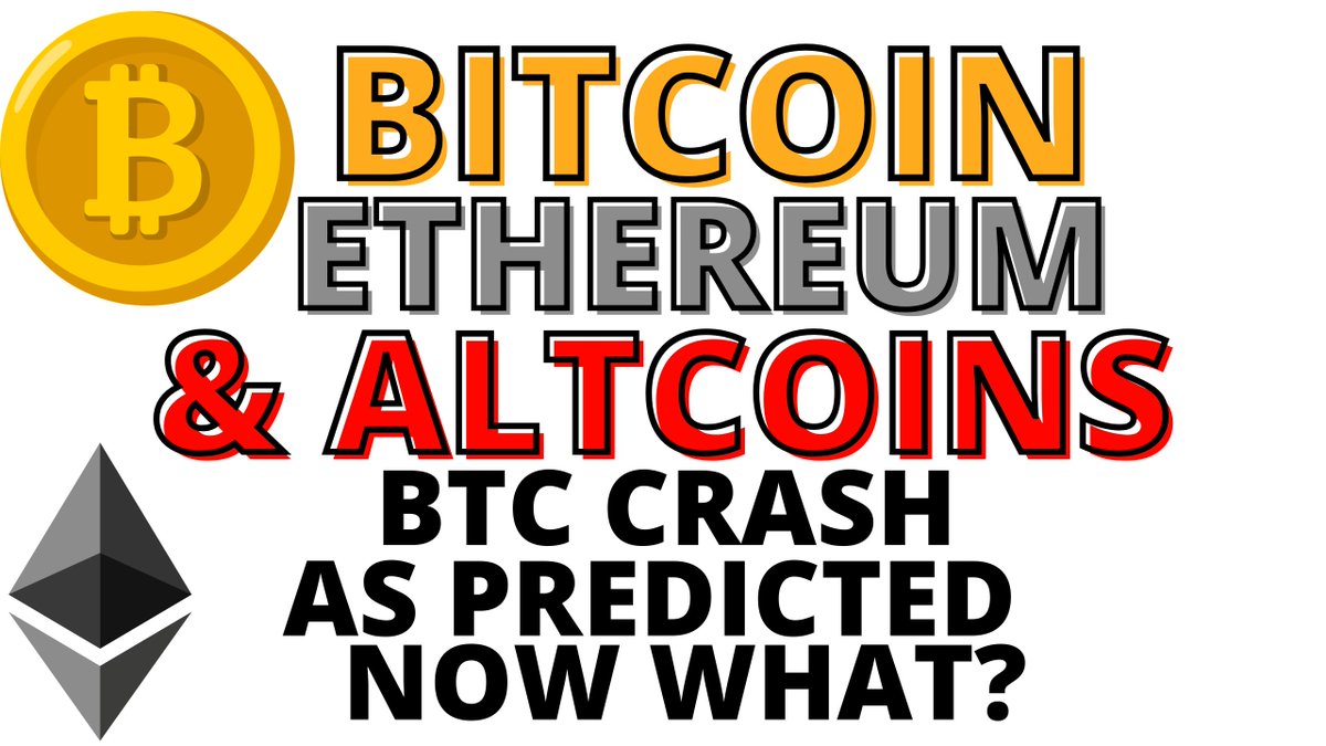 A Bitcoin Bounce Will Soon Happen BTC , ETH Ethereum & Altcoins Video Below  Can Alts & ETH Still Make New Highs? BTC, ETH & Altcoins Video Here  https://t.co/m5e57m14EN . $BTC #
