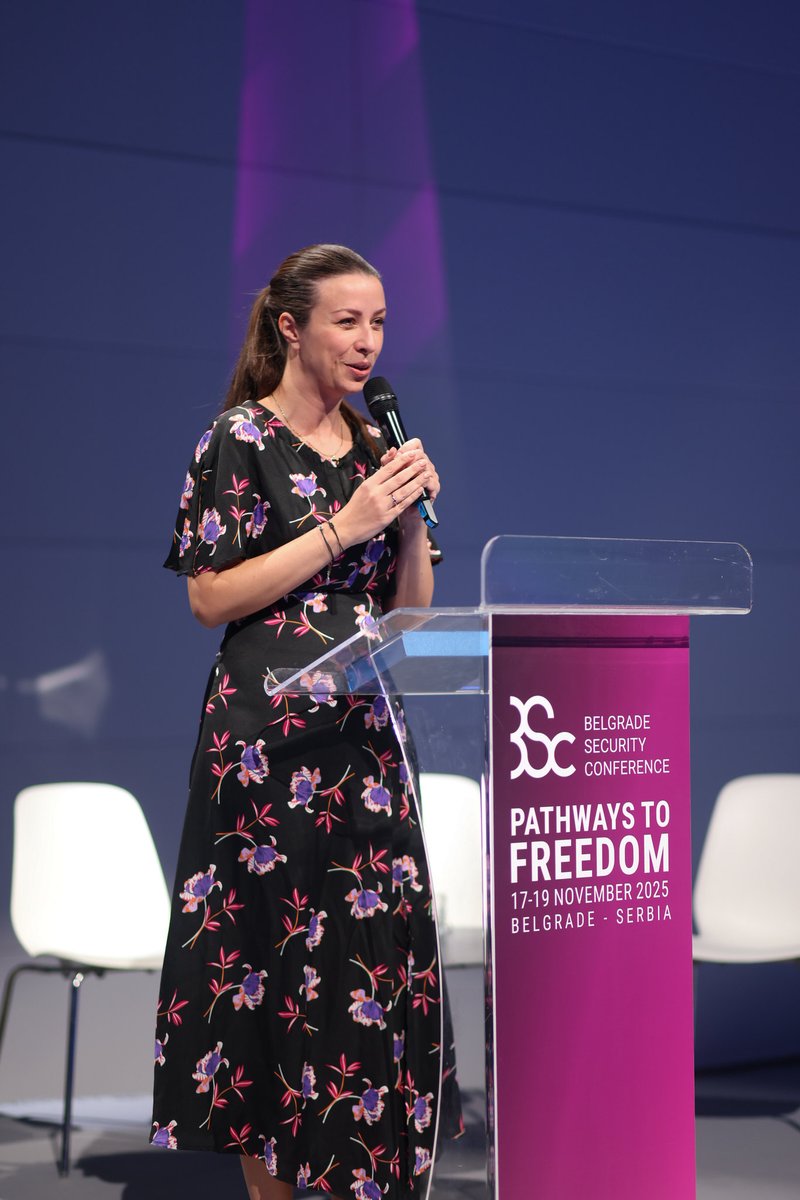 “The “Lighthouse” Award was created to shine a light on individuals whose integrity and commitment illuminate the path for all of us. This year, that light leads to a person who has shown, in the most difficult moments, what it means to be a voice of justice - to Irena Joveva