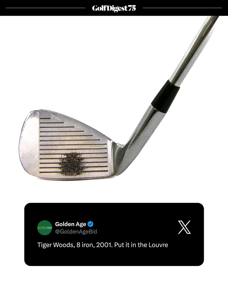 GolfDigest's tweet image. No, this is not AI. 🤯

(H/T: @GoldenAgeBid)