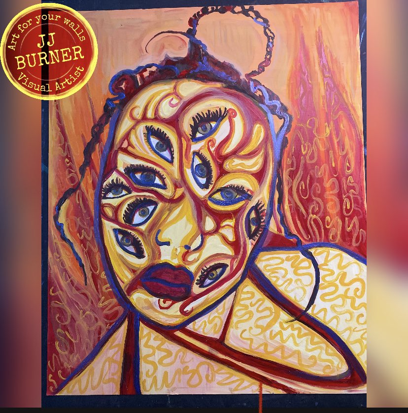 jj_burner's tweet photo. No society wants you to become wise: it is against the investment of all societies. If people are wise they cannot be exploited.
Painting progress
18×24 hand painted acrylic by me JJ Burner
Reach out to me to see this and more art in the real world. https://t.co/pge1pbVf2y