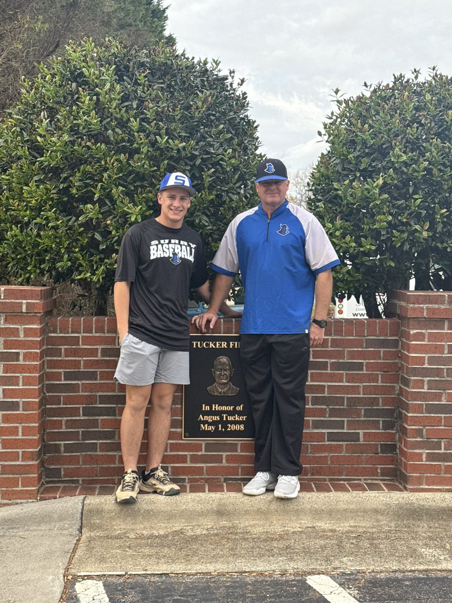 I’m excited to announce that I will be continuing my academic and baseball career at Surry Community College!
Huge thank you to my family, coaches, teammates, and everyone who’s supported me along the way. I’m grateful for the opportunities this game has given me. — Go Knights!