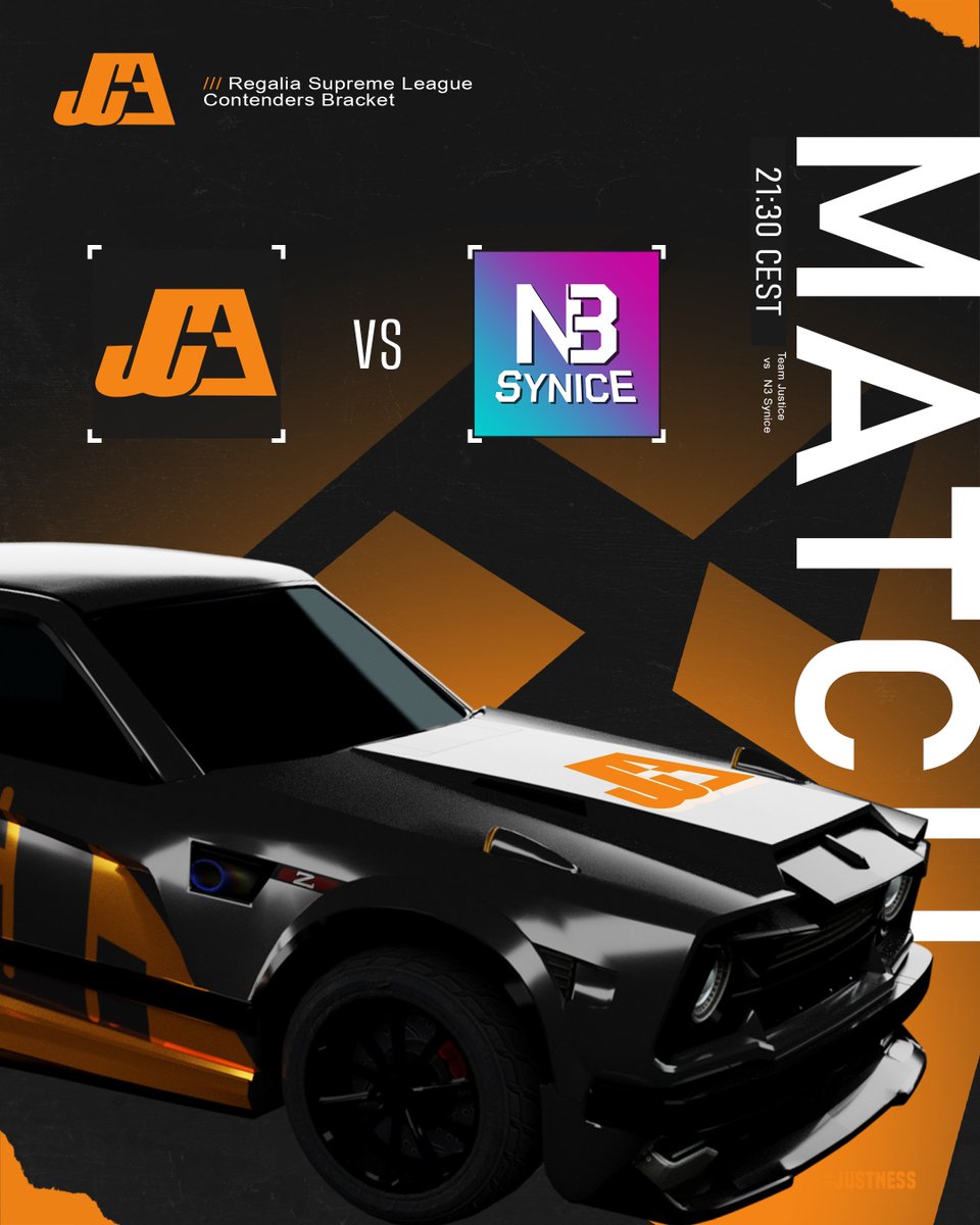 teamjusticede's tweet image. Für unser Main Team steht heute der nächste Spieltag an!
In der Regalia Supreme League geht es diesmal gegen @N3XT_N3 &quot;Synice&quot;.
Wir sind gespannt, ob das Team wieder direkt mit einem Sieg starten kann. 💙🔥