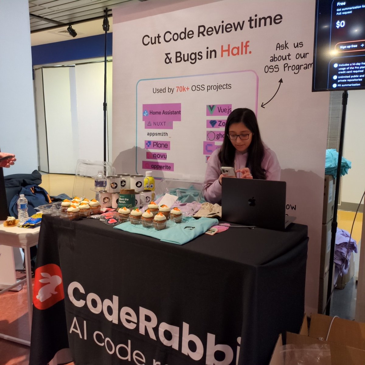 Visiting <a href="/coderabbitai/">CodeRabbit</a> booth!