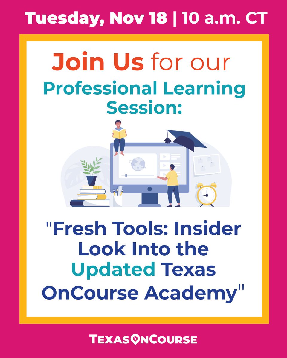 Texas OnCourse tweet media