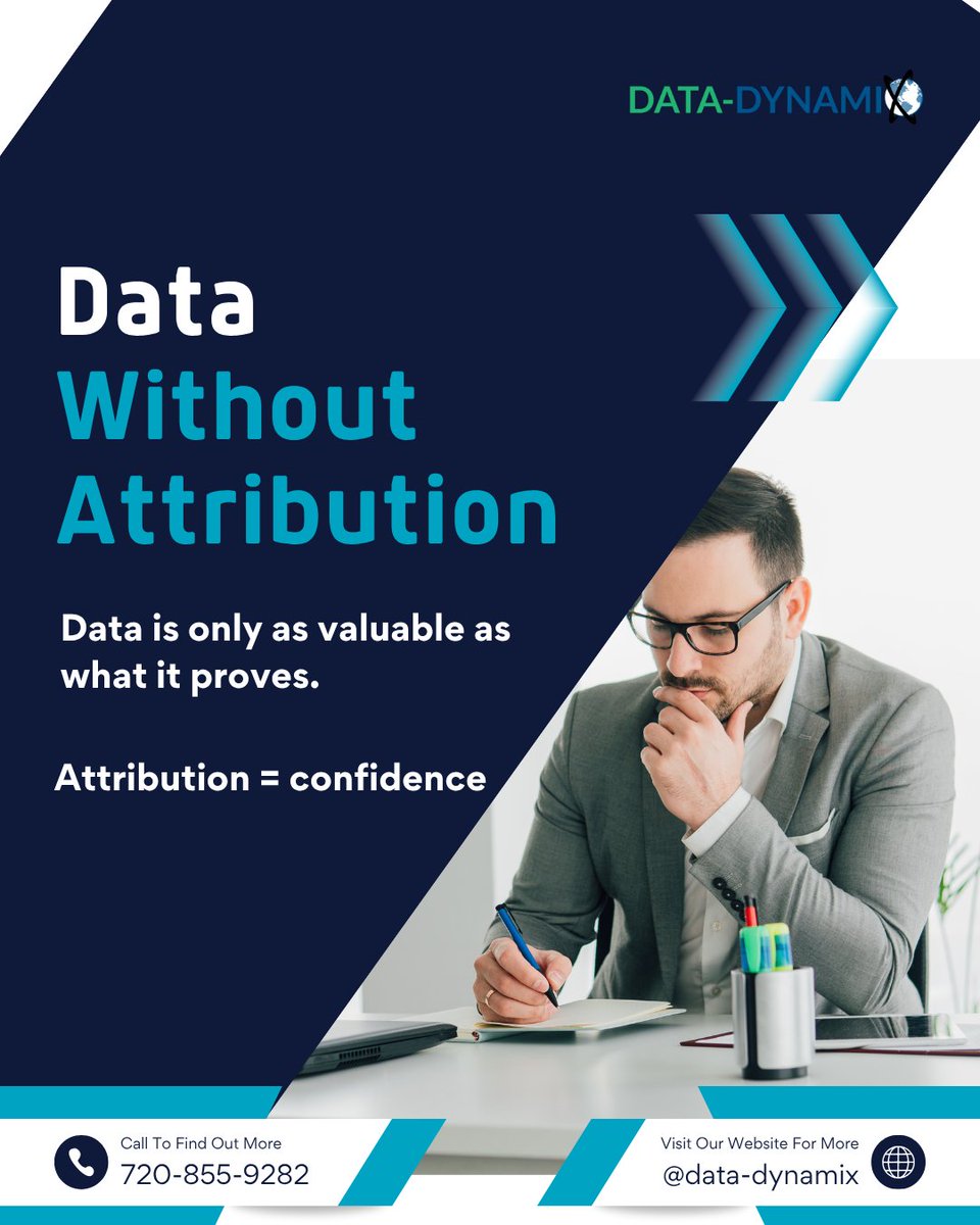 DataDynamix1's tweet image. Data is only as valuable as what it proves. Attribution = confidence. #ProofMatters #AttributionWins #DataWithPurpose #RetailSuccess #CampaignMetrics #DataBacked #AnalyticsToAction #TrustedMarketing #SmartStrategy #FullCircleROI