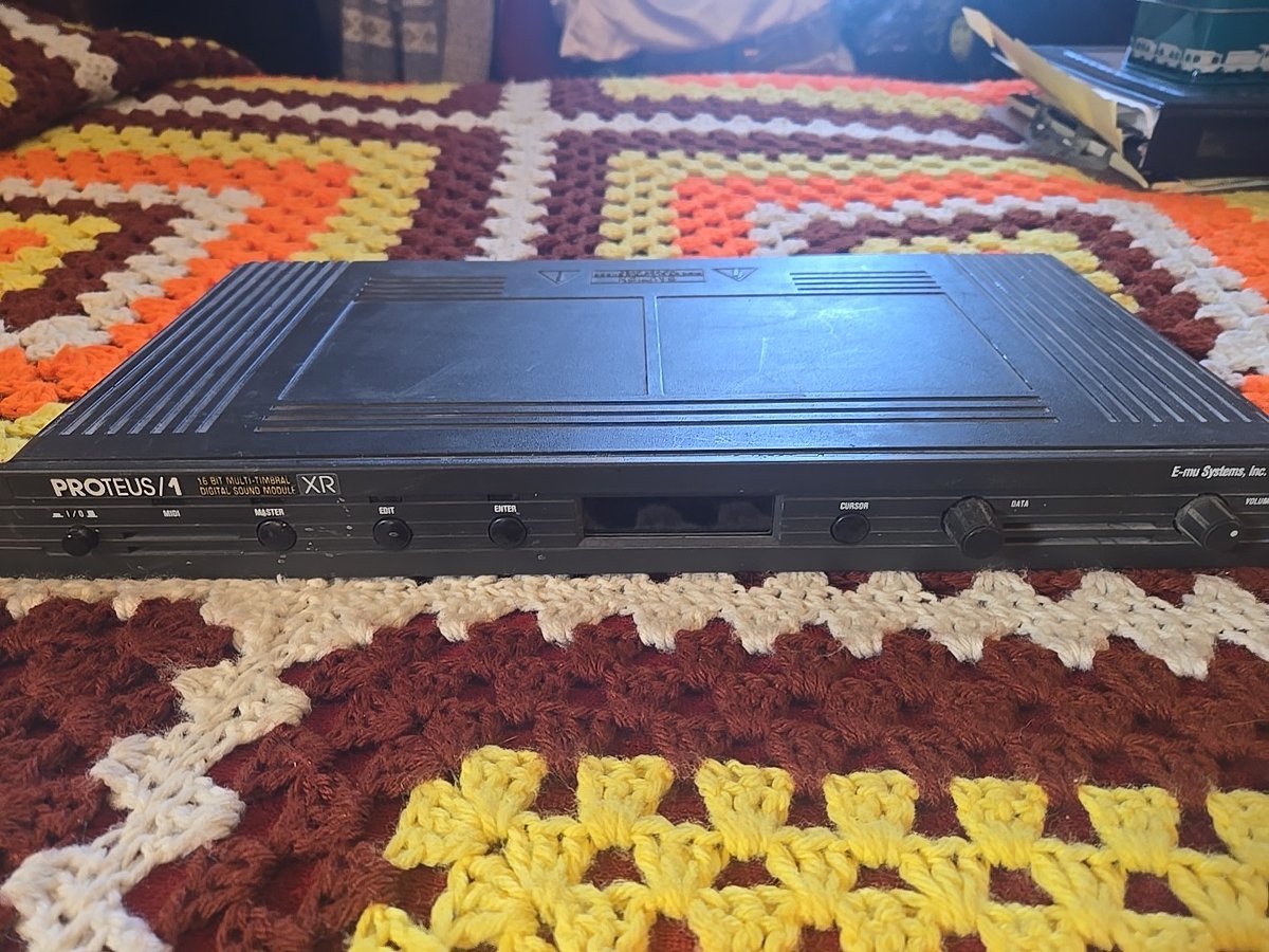 synthfix's tweet image. E-MU PROTEUS/1 XR Sound Module With Power Cord Untested As Is Powers On   
🔗 ebay.com/itm/3175284575…  
 #ad