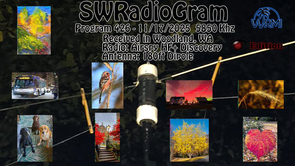 CadiereGerald's tweet image. @SWRadiogram 426 11/17/2025
Monday|0800-0830 UTC|5850 kHz
WRMI Florida
Received in Woodland, WA
@airspy_com #HF_Discovery #SDRsharp1922
180ft Dipole with @Nooelec 9:1 V2

fldigi 4.2.06.20

text
justpaste.it/hwx5z

IQ recording
t.ly/5f5Wr
