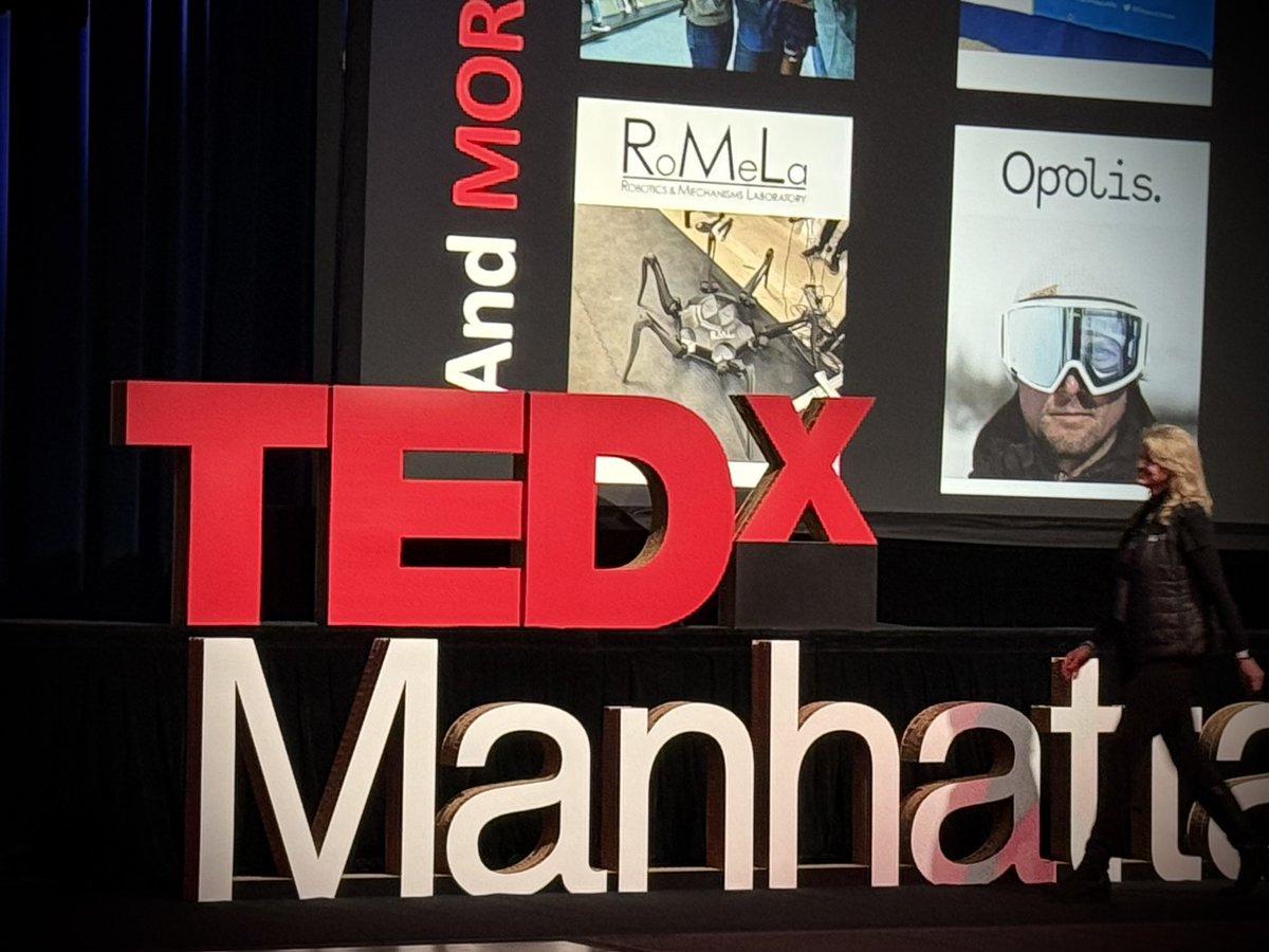 DennisHongRobot's tweet image. Everyone loves robots! 😍
The RoMeLa robot demo team is at #TEDxManhattanBeach and everyone is having a blast!
#TEDxMB #RoMeLa #robots #UnstoppableIdeas 🤖
@TEDxMB @RoMeLaUCLA