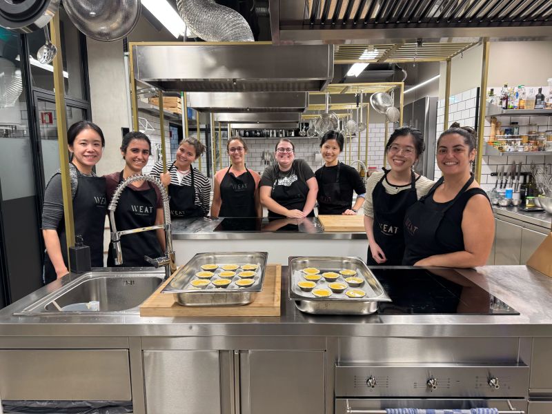 Bitsight's tweet image. When we create space for inclusion and belonging, amazing things happen.🌟 Our Bitsight women in engineering joined WEAT Food for Thought for a cooking experience full of creativity, connection, and collaboration. Here’s to the women who inspire us every day!  #LifeatBitsight