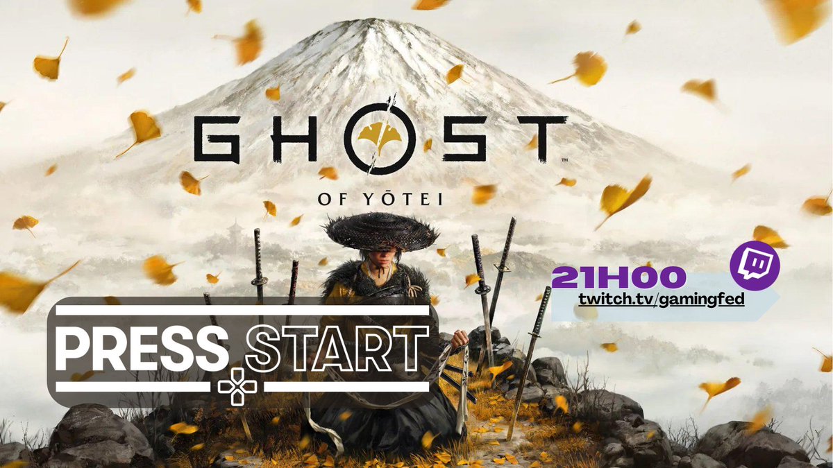 Hello! Ce soir Jorris &amp; <a href="/Gary_Niet/">Gary Niet</a> vous présentent le deuxième volet de série Ghost! #GhostOfYotei 21h sur twitch.tv/GamingFed !