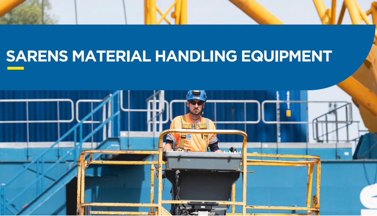 Sarens's tweet image. Sarens’ #MaterialHandling solutions improve workflows and reduce downtime, helping to optimise logistics and industrial processes. For more information, check out our brochure online. bit.ly/4cThs38 #NothingTooHeavy