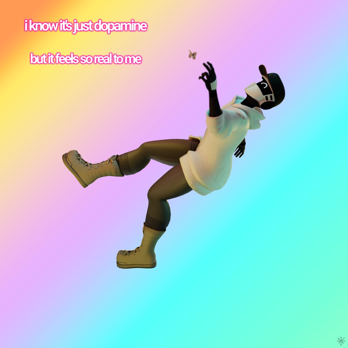 BarkerKrys's tweet image. DOPAMINE
featuring @L0FiTheRobot  
#happy #positivevibes #3dart #robot #blender