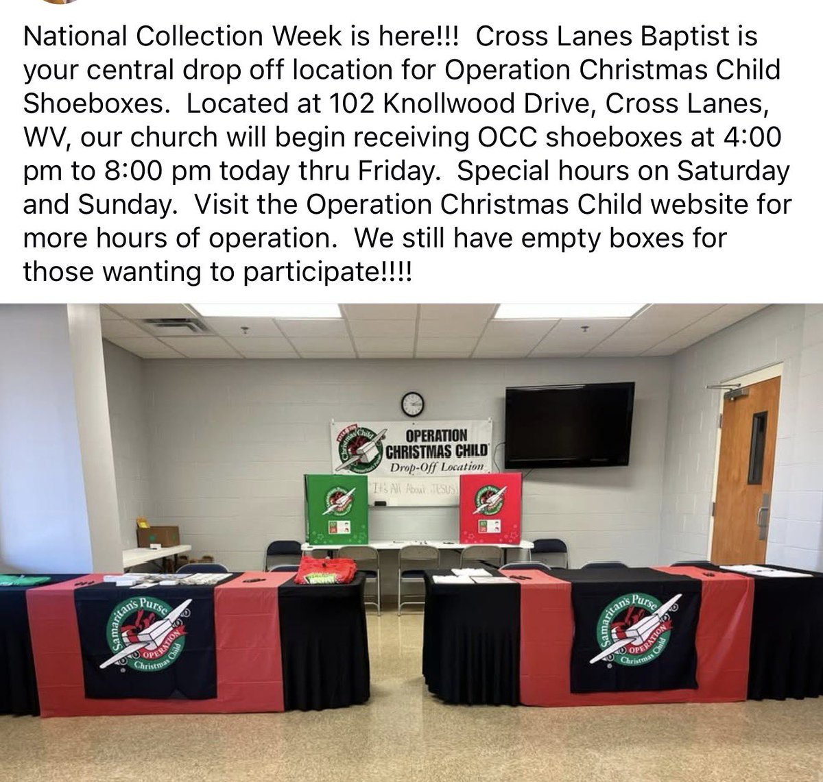 Cross Lanes Baptist (@crosslanesbapt) on Twitter photo 