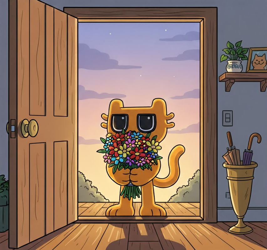 billydollarcat's tweet image. may I meet you?