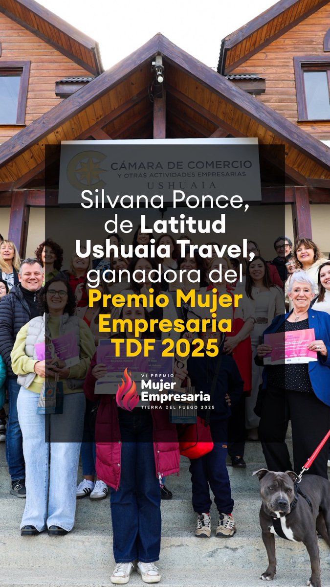 CCAEUSHTDF's tweet image. Silvana Ponce, de Latitud Ushuaia Travel, ganó el Premio Mujer Empresaria Tierra del Fuego 2025🔗 acortar.link/dWUJcq