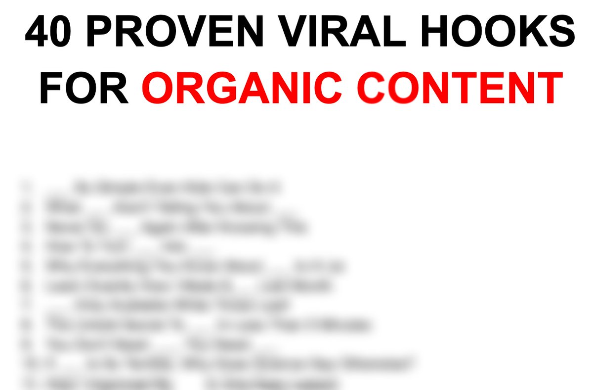 xivy0k's tweet image. 90% of content fails because your hook is boring  

people don't care about production quality, you need to 

hook them instantly so they keep watching  

if your first line doesn't grab them, you've already lost 

i put  together 40 Proven viral hooks that work across  any…