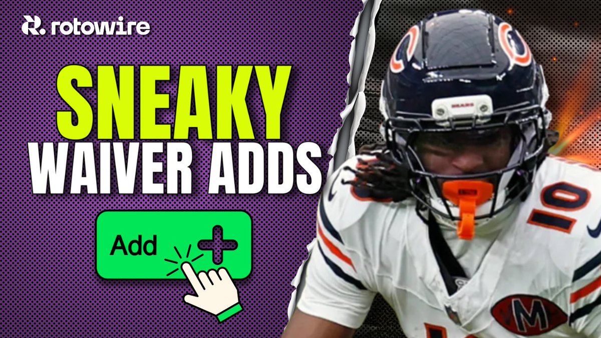 7 "Sneaky" Waiver Wire Adds: Week 12 Fantasy Football

📽️ youtu.be/RbsW4Mte09w

<a href="/Alan_Seslowsky/">Alan Seslowsky</a> <a href="/Jeff_Erickson/">Jeff Erickson</a>