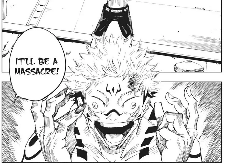 TheAzulJade's tweet photo. @miau1437 @Myriapoda03 @_Saigoh noo I think you are willfully misinterpreting the chapter. he talks about killing the women and children very clearly. https://t.co/kTqaNrGo2K