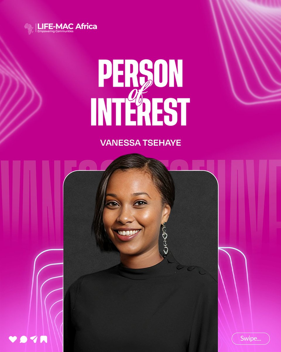 LifeMacAfrica's tweet photo. Meet Vanessa Tsehaye, a Swedish–Eritrean human rights activist and legal scholar whose voice continues to shape global conversations on justice, freedom, and accountability.

Swipe to read more and tell us in the comments section what we missed about Vanessa.

#PersonofInterest https://t.co/oyV4zxdah4