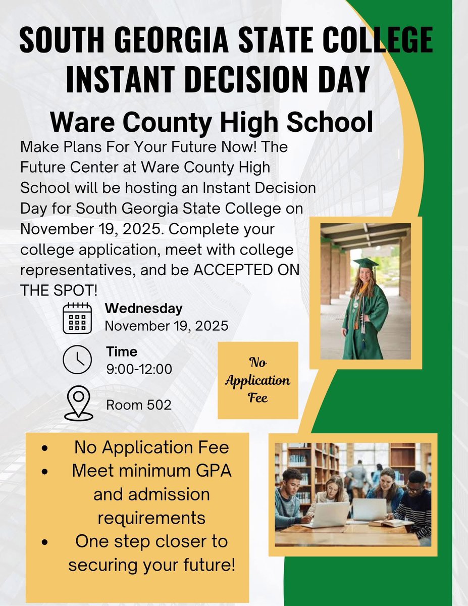 We can't wait to see our Future Hawks at the Instant Decision Days!