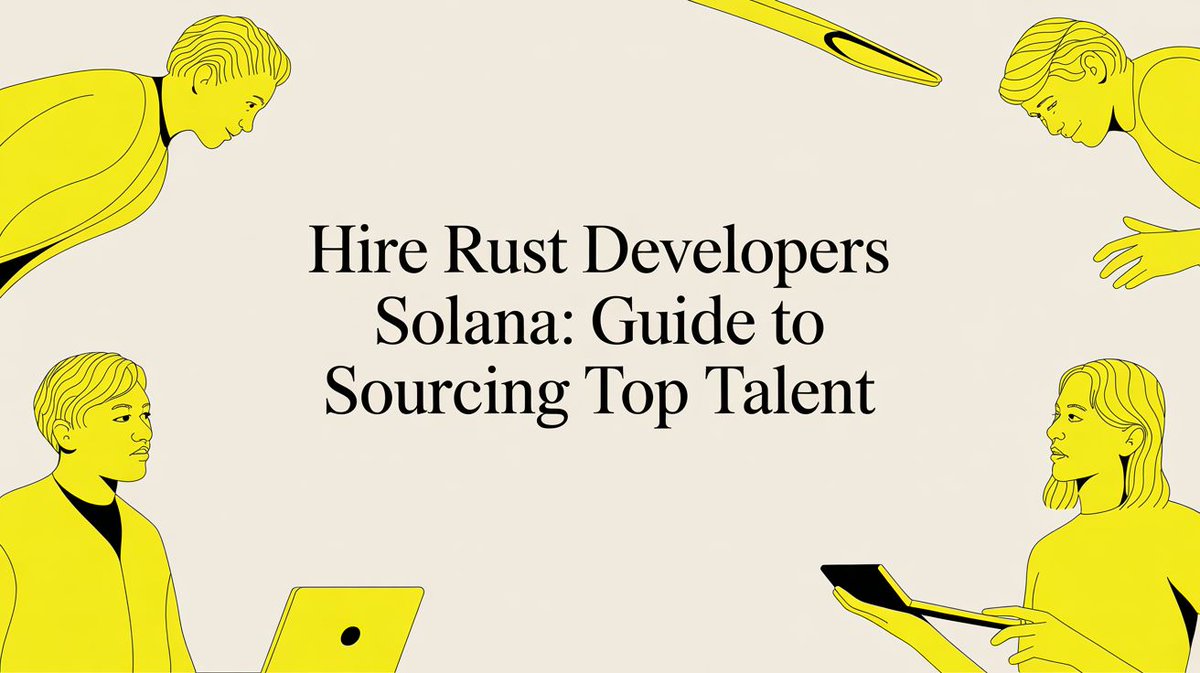 Web3Recruit's tweet image. Building on Solana takes more than basic coding skills, it takes Rust developers who understand the ecosystem and can create secure, scalable applications from day one.

Are you looking for a Rust developer for your Solana project but not sure where to start?

Our comprehensive…