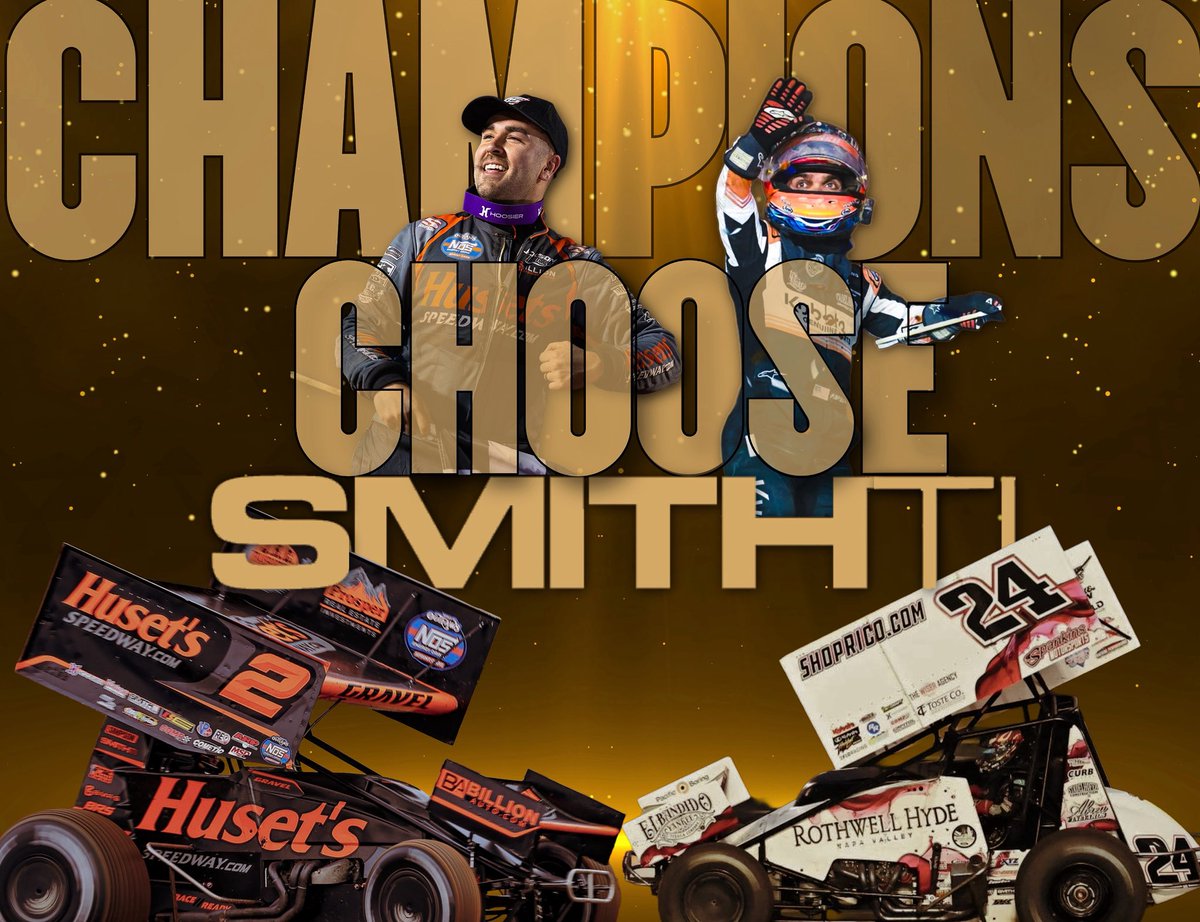 2 National Sprint Car Series Tours!
2 Champs!
1 Titanium brand they trusted!
Both Champs ran Smith Ti all season &amp; backed it up with championship-winning performances!
We’re proud to support teams &amp; drivers who choose reliability, strength, &amp; performance at the highest level.🏆🏆