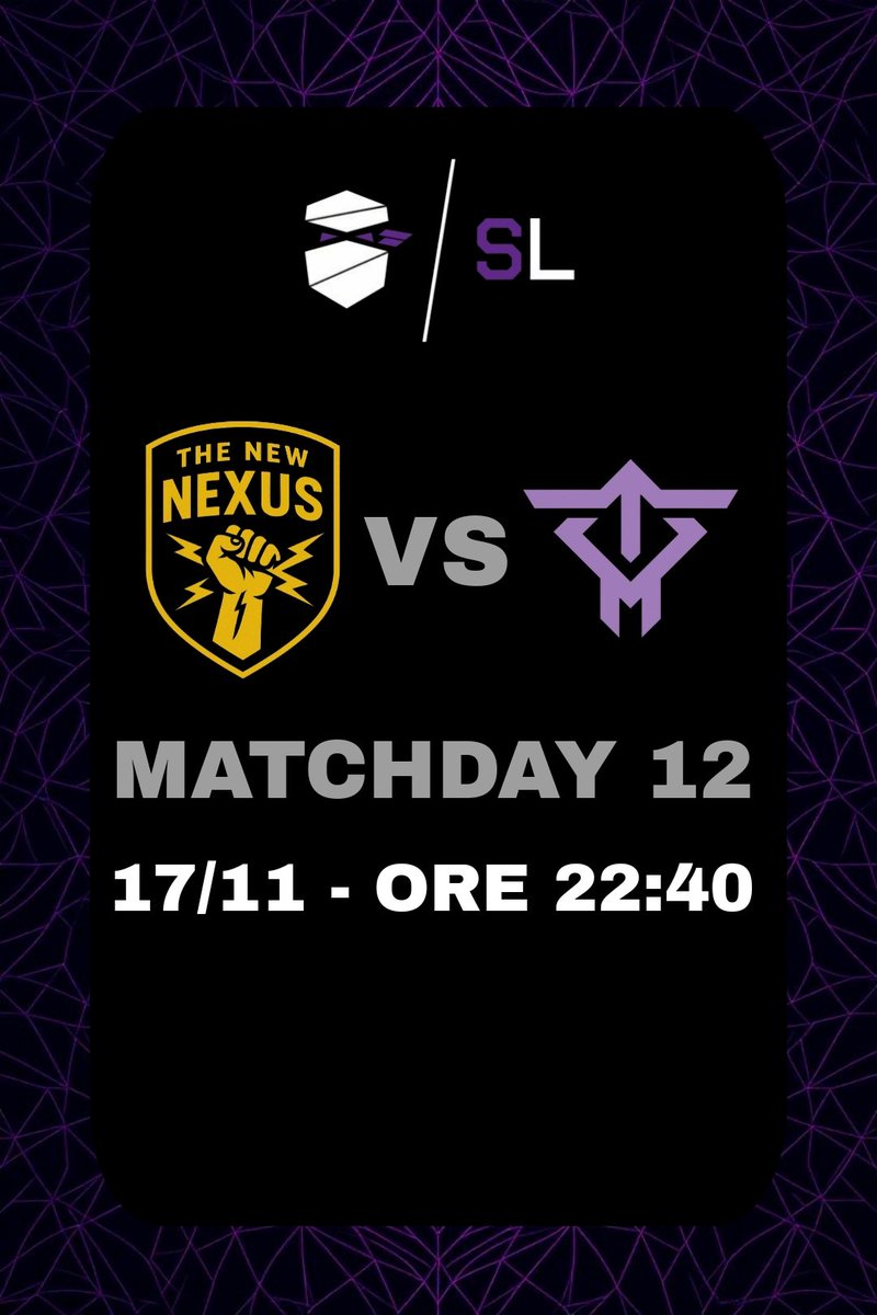 Stasera ci giochiamo una partita di <a href="/ShadowLeagueFC/">Shadow League</a> con l'intenzione di ottenere i 3 punti.

Diamoci dentro ragazzi!

#WeAreOne. #JoinTheNexus